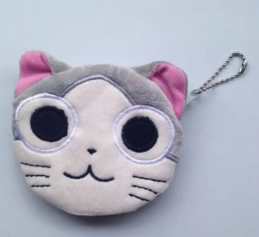 Wholesale Kawaii Cartoon UP 20Models 10CM Coin BAG Purse Wallet ; Plush Cotton HAND BAG ; KEY BAG ;  Pocket BAG Pouch Case