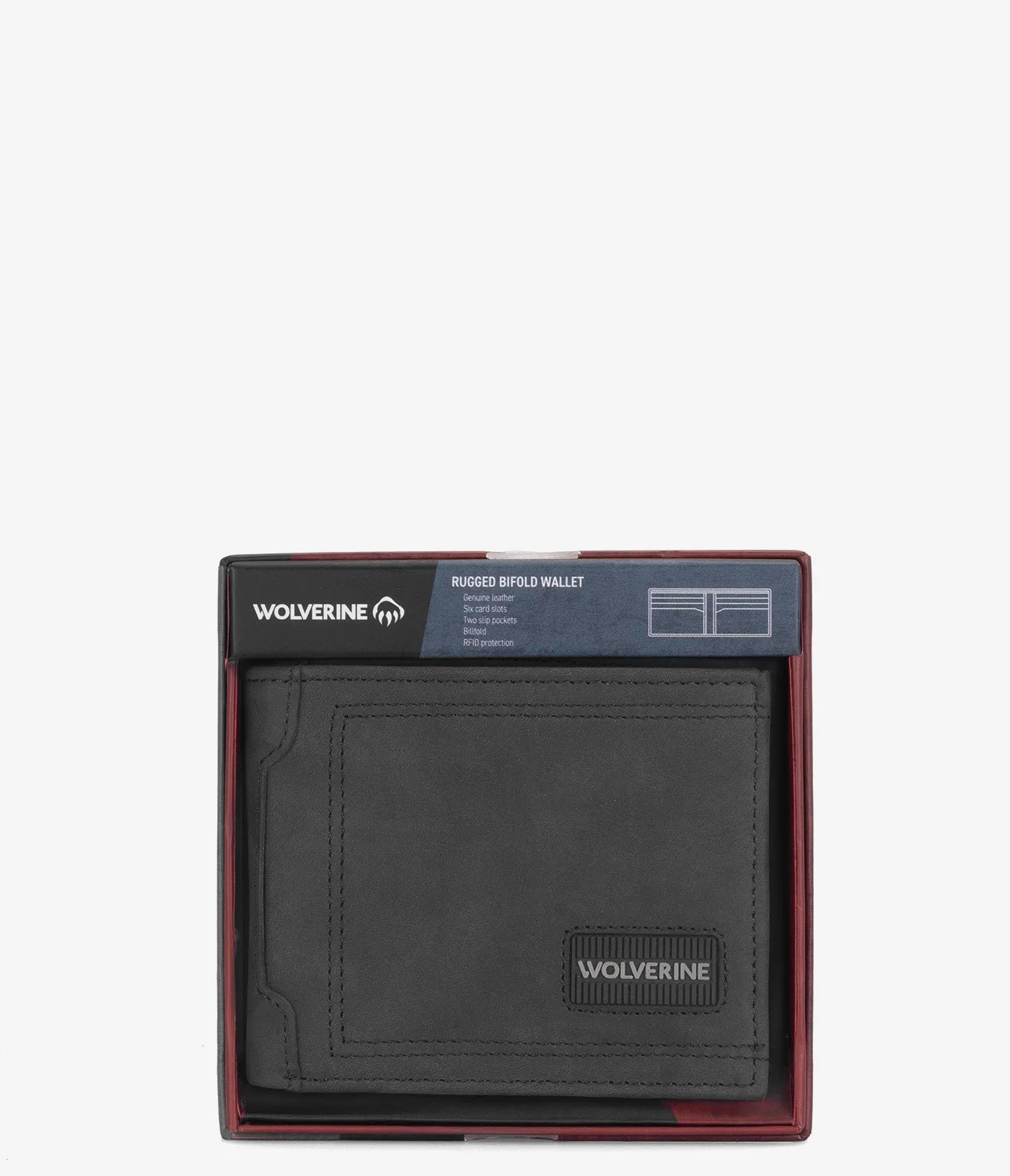 Wolverine Rugged Bifold Leather Wallet