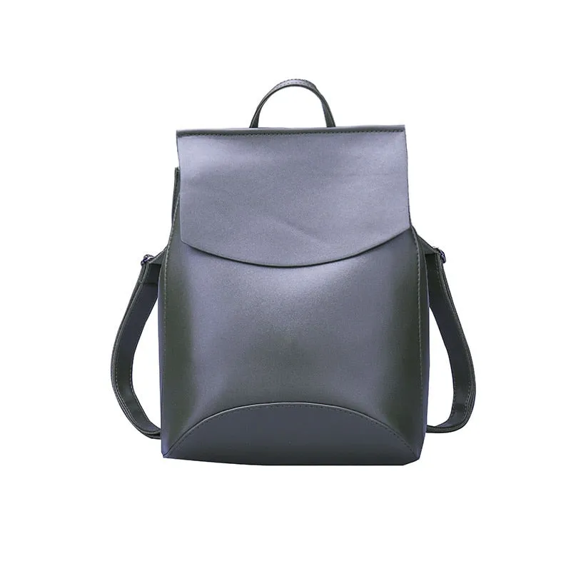 Women High Quality Fashion Leather Backpack Shoulder Bag