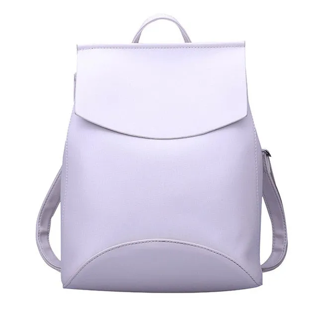 Women High Quality Fashion Leather Backpack Shoulder Bag