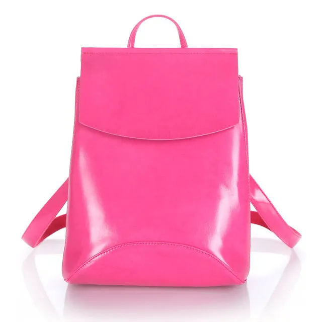 Women High Quality Fashion Leather Backpack Shoulder Bag