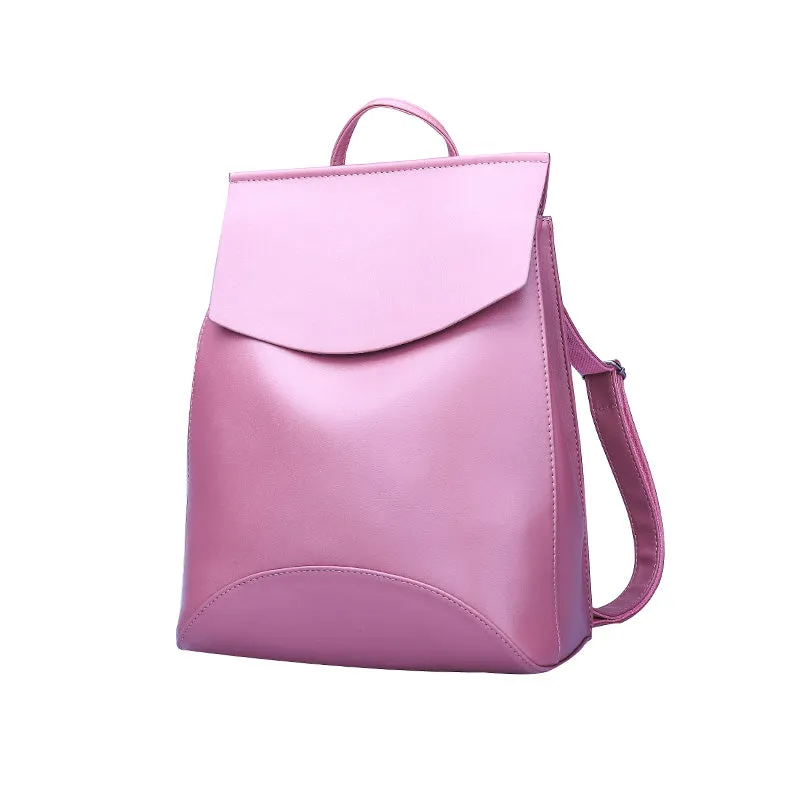 Women High Quality Fashion Leather Backpack Shoulder Bag