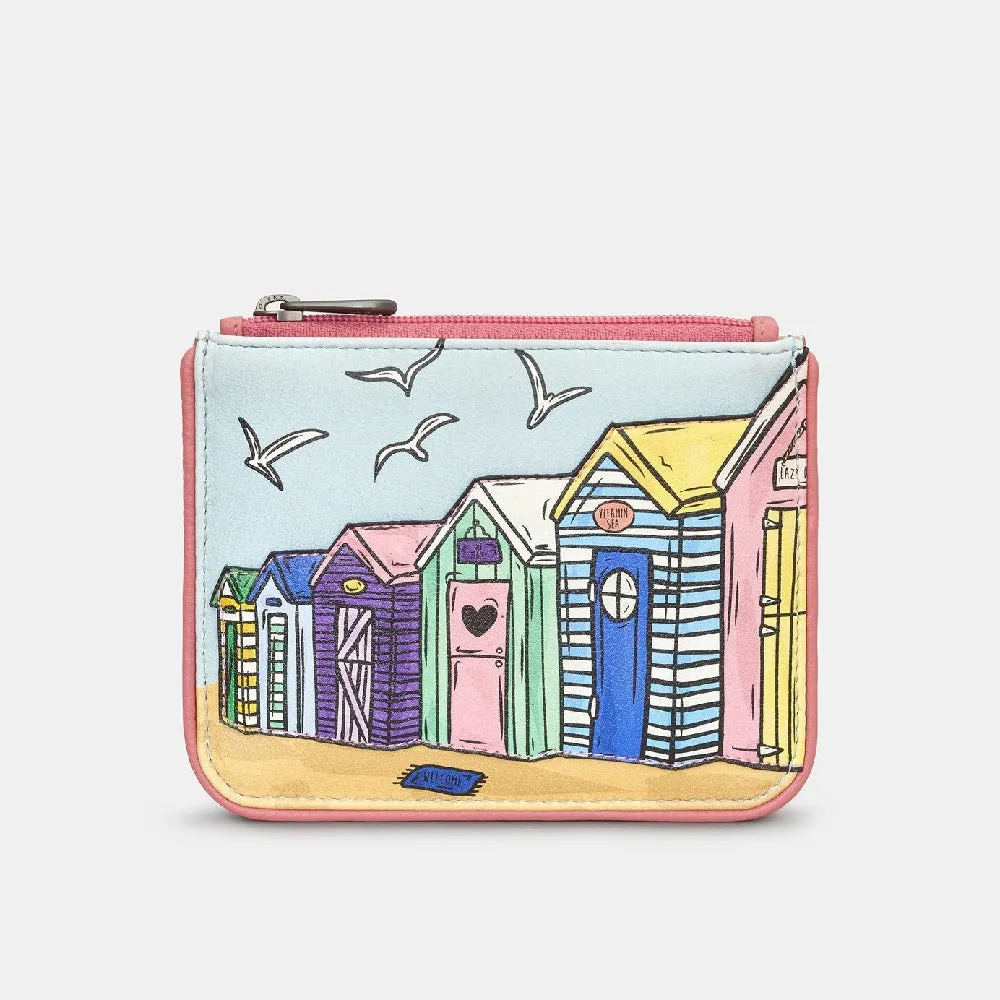 Yoshi Beside the Seaside Zip Top Leather Purse